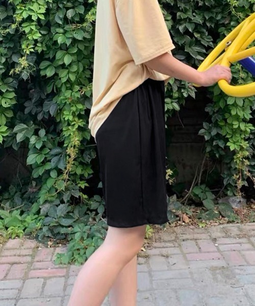 Miniministore(ミニミニストア)の「ショートパンツ カジュアルパンツ 韓国風(スウェットパンツ・レディース・ピンク/アイボリー/ブラック/ブルー/ライトグレー・FREE)」の16枚目の写真