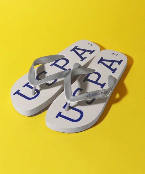 U.S. POLO ASSN.（ユーエスポロアッスン）の「【U.S. POLO ASSN./ユーエスポロアッスン】ビーチサンダル（サンダル・メンズ・ブラック系3/ホワイト系1/ホワイト系2/ブラック系1/ホワイト系3/ブラック系2・24.0cm/23.0cm/25.0cm/22.0cm/28.0cm/27.0cm/26.0cm）」の13枚目の写真