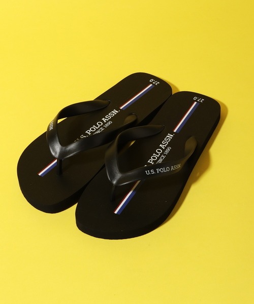 U.S. POLO ASSN.（ユーエスポロアッスン）の「【U.S. POLO ASSN./ユーエスポロアッスン】ビーチサンダル（サンダル・メンズ・ブラック系3/ホワイト系1/ホワイト系2/ブラック系1/ホワイト系3/ブラック系2・24.0cm/23.0cm/25.0cm/22.0cm/28.0cm/27.0cm/26.0cm）」の14枚目の写真