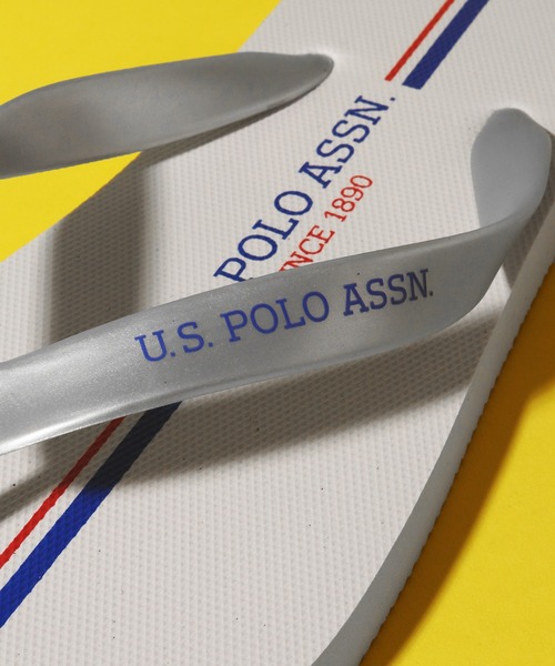 U.S. POLO ASSN.（ユーエスポロアッスン）の「【U.S. POLO ASSN./ユーエスポロアッスン】ビーチサンダル（サンダル・メンズ・ブラック系3/ホワイト系1/ホワイト系2/ブラック系1/ホワイト系3/ブラック系2・24.0cm/23.0cm/25.0cm/22.0cm/28.0cm/27.0cm/26.0cm）」の11枚目の写真