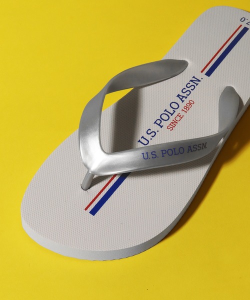 U.S. POLO ASSN.（ユーエスポロアッスン）の「【U.S. POLO ASSN./ユーエスポロアッスン】ビーチサンダル（サンダル・メンズ・ブラック系3/ホワイト系1/ホワイト系2/ブラック系1/ホワイト系3/ブラック系2・24.0cm/23.0cm/25.0cm/22.0cm/28.0cm/27.0cm/26.0cm）」の10枚目の写真