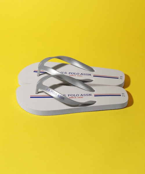 U.S. POLO ASSN.（ユーエスポロアッスン）の「【U.S. POLO ASSN./ユーエスポロアッスン】ビーチサンダル（サンダル・メンズ・ブラック系3/ホワイト系1/ホワイト系2/ブラック系1/ホワイト系3/ブラック系2・24.0cm/23.0cm/25.0cm/22.0cm/28.0cm/27.0cm/26.0cm）」の7枚目の写真