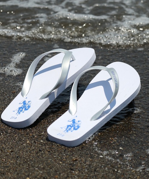 U.S. POLO ASSN.（ユーエスポロアッスン）の「【U.S. POLO ASSN./ユーエスポロアッスン】ビーチサンダル（サンダル・メンズ・ブラック系3/ホワイト系1/ホワイト系2/ブラック系1/ホワイト系3/ブラック系2・24.0cm/23.0cm/25.0cm/22.0cm/28.0cm/27.0cm/26.0cm）」の21枚目の写真