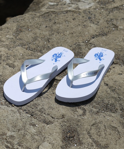 U.S. POLO ASSN.（ユーエスポロアッスン）の「【U.S. POLO ASSN./ユーエスポロアッスン】ビーチサンダル（サンダル・メンズ・ブラック系3/ホワイト系1/ホワイト系2/ブラック系1/ホワイト系3/ブラック系2・24.0cm/23.0cm/25.0cm/22.0cm/28.0cm/27.0cm/26.0cm）」の22枚目の写真