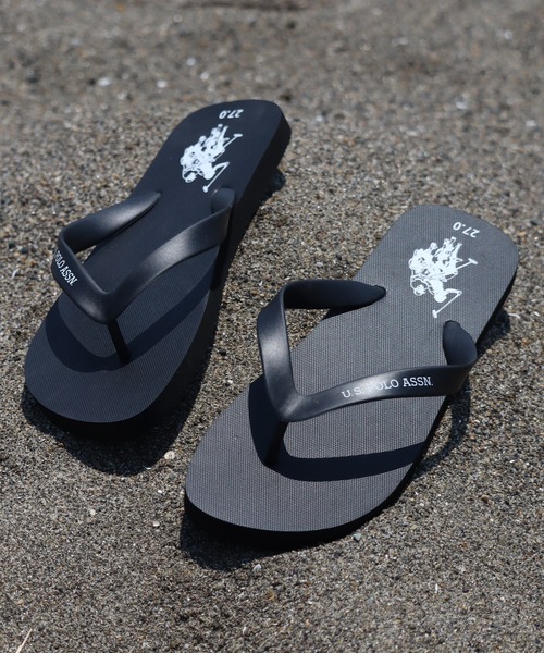 U.S. POLO ASSN.（ユーエスポロアッスン）の「【U.S. POLO ASSN./ユーエスポロアッスン】ビーチサンダル（サンダル・メンズ・ブラック系3/ホワイト系1/ホワイト系2/ブラック系1/ホワイト系3/ブラック系2・24.0cm/23.0cm/25.0cm/22.0cm/28.0cm/27.0cm/26.0cm）」の19枚目の写真