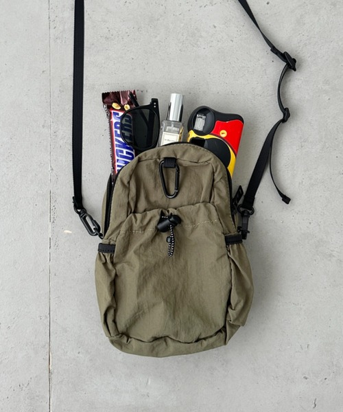 CLEA（クレア）の「ドロストスクエアサコッシュ/ショルダーバッグ（ショルダーバッグ・レディース・グレー/シルバー/カーキ/ブラック/アイボリー・FREE）」の19枚目の写真