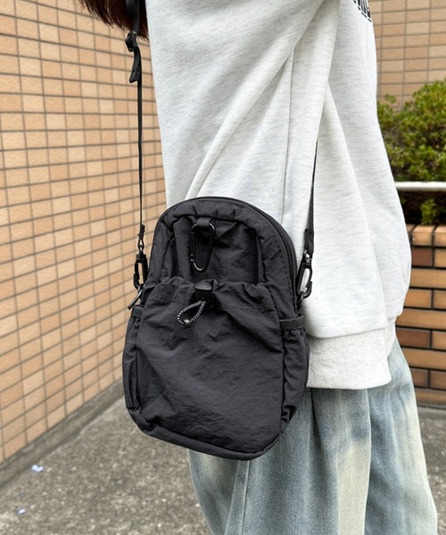 セール】ドロストスクエアサコッシュ/ショルダーバッグ（ショルダー