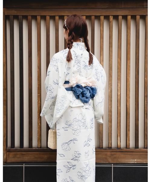fupel（フぺル）の「2wayフラワープリント浴衣（浴衣）」 - WEAR