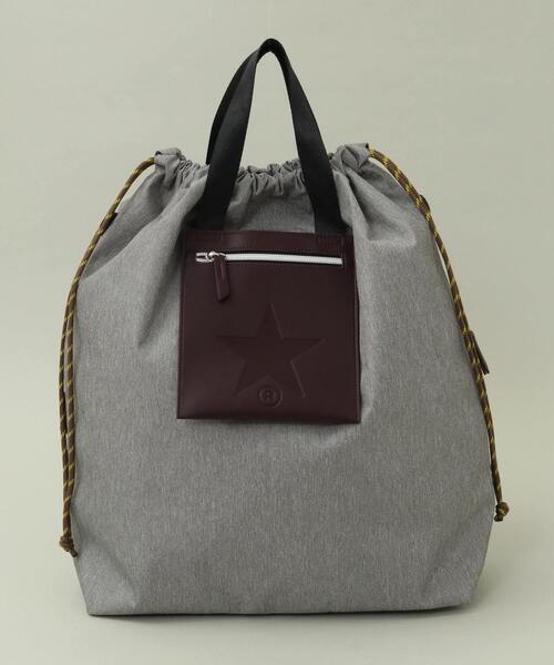 CONVERSE TOKYO（コンバーストウキョウ）の「FRONT POCKET 3WAY BACKPACK（バックパック/リュック・レディース・グレー/ブラック/ライトグレー・FREE）」の2枚目の写真