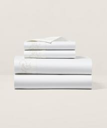新品　ラルフローレンホーム　フラットシーツ　シングル　麻　ボーダー　ザラホーム RALPH LAUREN HOME｜ラルフ ローレン ホームの寝具（シングル