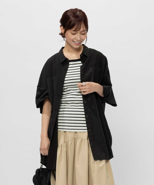 ♥️特別価格♥️ロゴが沢山入った♥️レオナール半袖チュニック羽織物 ♥️特別価格♥️ロゴが沢山入った♥️レオナール半袖チュニック