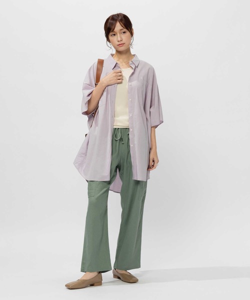 ♥️特別価格♥️ロゴが沢山入った♥️レオナール半袖チュニック羽織物 ♥️特別価格♥️ロゴが沢山入った♥️レオナール半袖チュニック