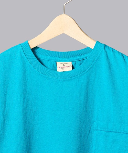 Goodwear(Since1983)（グッドウェア）の「【 GOODWEAR / グッドウェア 】REGULAR FIT SHORTSLEEVE TEE / レギュラーフィット 半袖Tシャツ(アメリカ製)（Tシャツ/カットソー・メンズ・ホワイト/ピンク/ベージュ/ネイビー/パープル/ブラック/ターコイズブルー/ライトイエロー・S/M/L/XL/XXL/XS）」の15枚目の写真