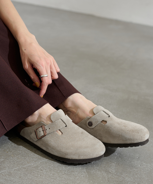FRAMeWORK（フレームワーク）の「BIRKENSTOCK/ビルケンシュトック Boston Taupe Suede（サンダル・レディース・ベージュ・36/38/37）」の6枚目の写真