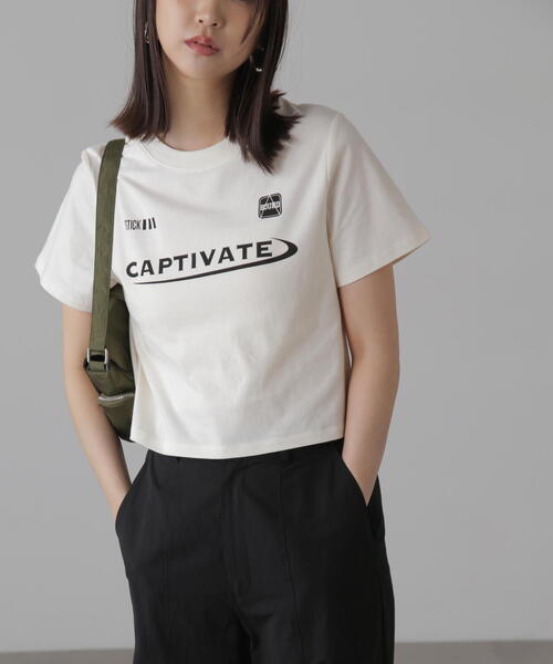 FREE'S MART（フリーズマート）の「コンパクトゲームＴシャツ（Tシャツ/カットソー・レディース・ピンク/ホワイト/ネイビー・FREE）」の2枚目の写真