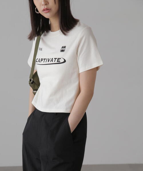 FREE'S MART（フリーズマート）の「コンパクトゲームＴシャツ（Tシャツ/カットソー・レディース・ピンク/ホワイト/ネイビー・FREE）」の15枚目の写真