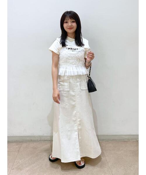 FREE'S MART（フリーズマート）の「コンパクトゲームＴシャツ（Tシャツ/カットソー・レディース・ピンク/ホワイト/ネイビー・FREE）」の12枚目の写真