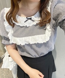 French girly collection スクエアフリルブラウス【ZOZOTOWN限定アイテム】