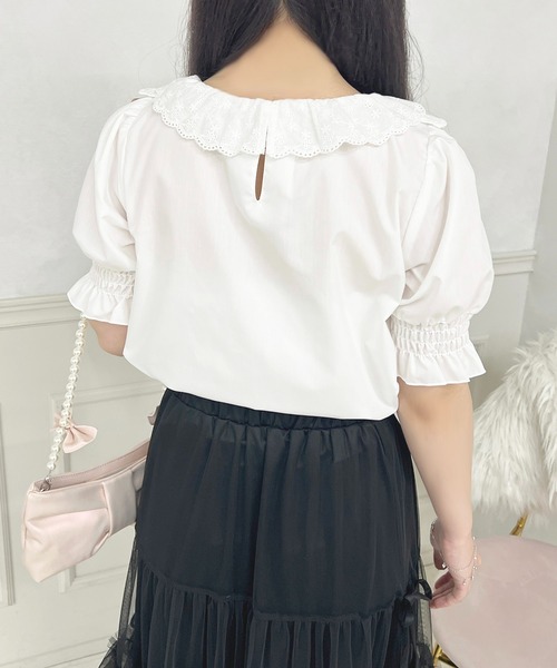 apres jour（アプレジュール）の「French girly collection スクエアフリルブラウス【ZOZOTOWN限定アイテム】（シャツ/ブラウス・レディース・ブラック系その他/オフホワイト・フリー/X-LARGE）」の16枚目の写真