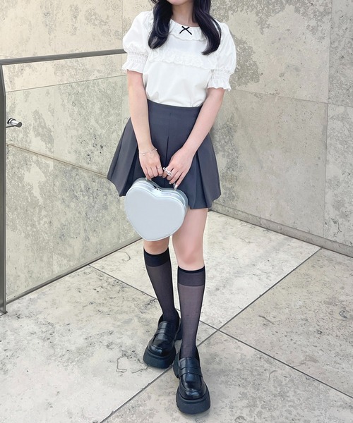 apres jour（アプレジュール）の「French girly collection スクエアフリルブラウス【ZOZOTOWN限定アイテム】（シャツ/ブラウス・レディース・ブラック系その他/オフホワイト・フリー/X-LARGE）」の20枚目の写真