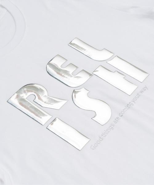 MAISON SPECIAL（メゾンスペシャル）の「RELISH Puff Printing T-shirt/RELISH発泡プリントTシャツ【MAISON SPECIAL/メゾンスペシャル】（Tシャツ/カットソー・レディース・ホワイト/チャコールグレー/グレー/ピンク/ブラウン・FREE）」の7枚目の写真