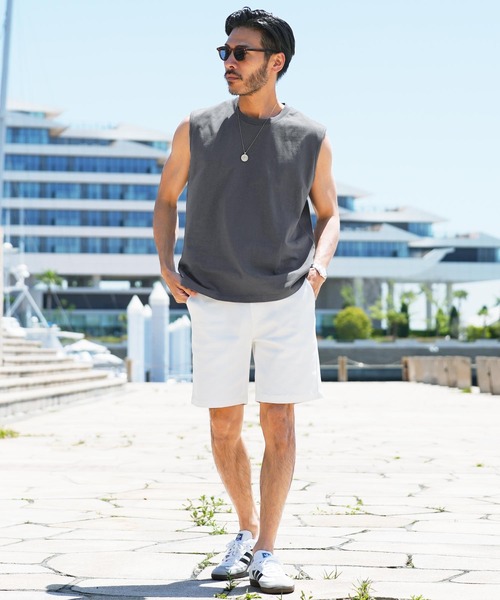 jiggys shop（ジギーズショップ）の「ルーズフィットタンクトップ（タンクトップ・メンズ・ホワイト/ブラック/チャコールグレー・MEDIUM/LARGE/X-LARGE）」の14枚目の写真