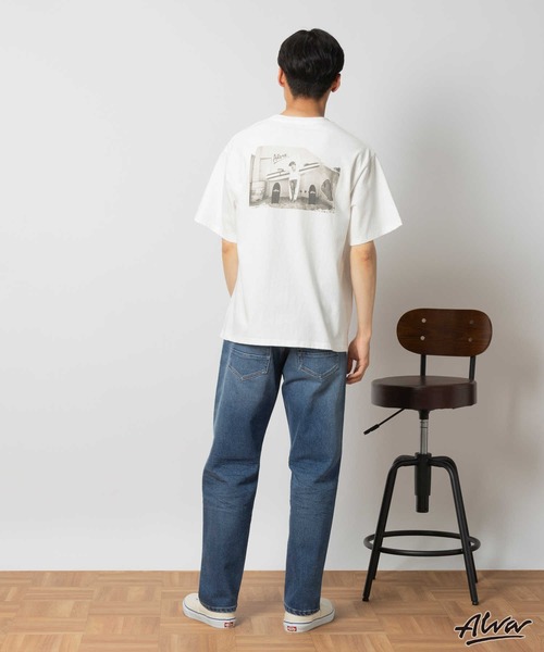 Right-on（ライトオン）の「【ALVA】別注 プリントTシャツ（Tシャツ/カットソー・メンズ・ブラック/ホワイト・M/L/XL）」の12枚目の写真