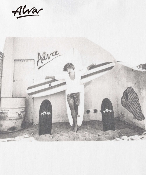 Right-on（ライトオン）の「【ALVA】別注 プリントTシャツ（Tシャツ/カットソー・メンズ・ブラック/ホワイト・M/L/XL）」の16枚目の写真