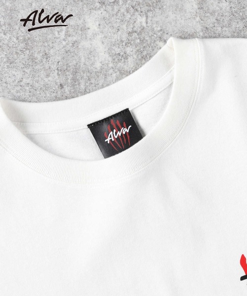 Right-on（ライトオン）の「【ALVA】別注 プリントTシャツ（Tシャツ/カットソー・メンズ・ブラック/ホワイト・M/L/XL）」の3枚目の写真