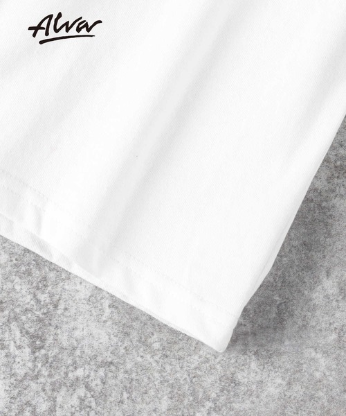 Right-on（ライトオン）の「【ALVA】別注 プリントTシャツ（Tシャツ/カットソー・メンズ・ブラック/ホワイト・M/L/XL）」の4枚目の写真