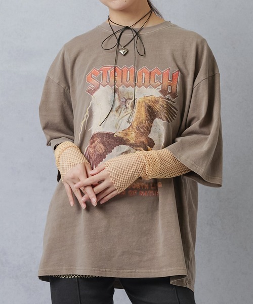 セール】【Lull / ルル】メッシュシアーカットソー（Tシャツ