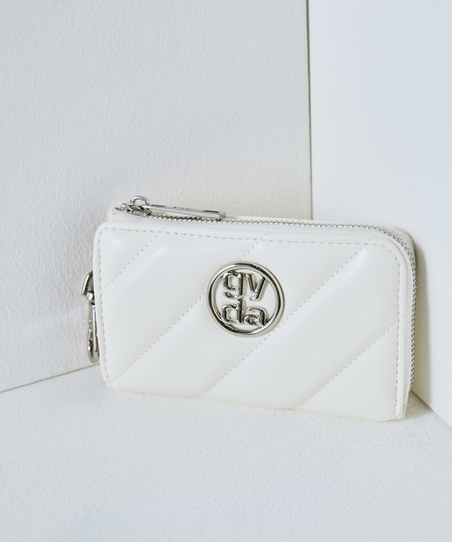 GYDA(ジェイダ)ナスカン付きL字ファスナーキーケース スマートキー対応 GY-W243 キルティングメタル（キーケース/キーアクセサリー）｜GYDA（ジェイダ） 5,298円