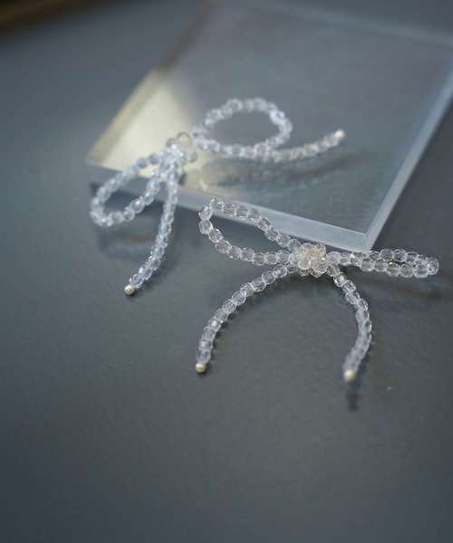 HUIT bouquet（ユイット）の「ピアス（両耳用）（ピアス（両耳用）・レディース・ホワイト・フリー）」の4枚目の写真