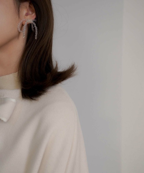 HUIT bouquet（ユイット）の「ピアス（両耳用）（ピアス（両耳用）・レディース・ホワイト・フリー）」の8枚目の写真