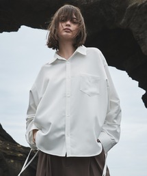 VELNUS | 【VELNUS】2way cord design loose regular collar shirt / 2wayコードデザイン ルーズレギュラーカラーシャツ(シャツ/ブラウス)