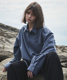 VELNUS(xiX)́yVELNUSz2way cord design loose regular collar shirt / 2wayR[hfUC [YM[J[Vc(Vc/uEX)