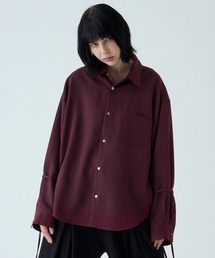 VELNUS(xiX)́yVELNUSz2way cord design loose regular collar shirt / 2wayR[hfUC [YM[J[Vc(Vc/uEX)