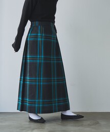 チェックプリーツスカート