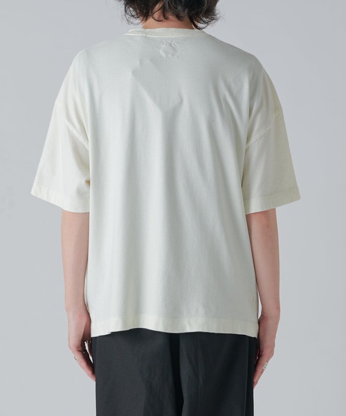 Lui's(ルイス)の「ピグメントプリントT(Tシャツ/カットソー・メンズ・オフホワイト/チャコールグレー・FREE)」の21枚目の写真