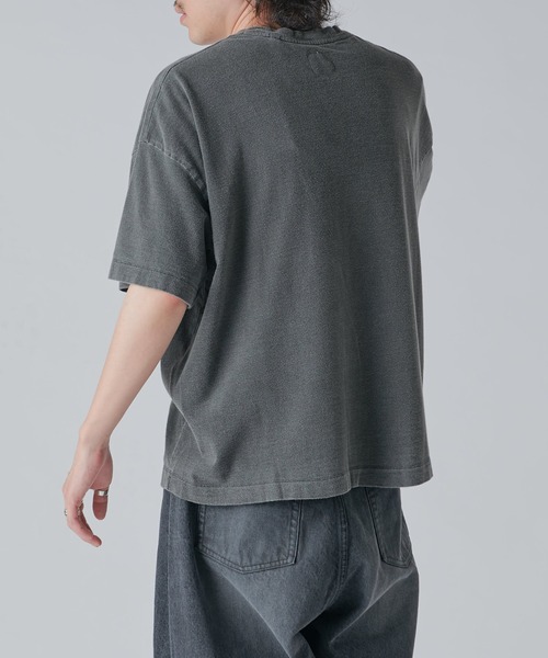 Lui's(ルイス)の「ピグメントプリントT(Tシャツ/カットソー・メンズ・オフホワイト/チャコールグレー・FREE)」の14枚目の写真