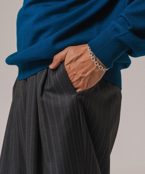 パンツ loropiana cottonlinen herringbone slacks loropiana cottonlinen herringbone slacks - メルカリ