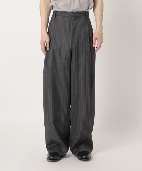 LA BOUCLE(ラブークル) Loro Piana Fabric ワイドパンツ