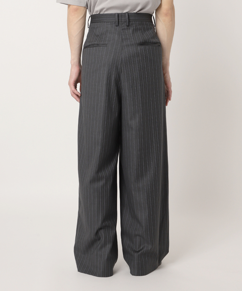 LA BOUCLE(ラブークル) Loro Piana Fabric ワイドパンツ（スラックス