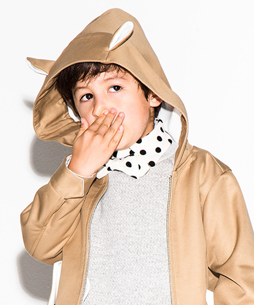 'PalinkA（パリンカ）の「ドット柄付け襟（その他・キッズ・オフホワイト/ネイビー・SMALL/MEDIUM）」の9枚目の写真