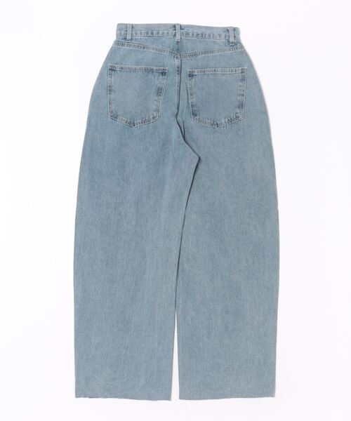 MAISON BREEZE（メゾンブリーズ）の「【MAISON BREEZE】加工デニム カーブパンツ 223-703-3244 DTK（デニムパンツ・レディース・ライトブルー/ブルー・S/M）」の13枚目の写真