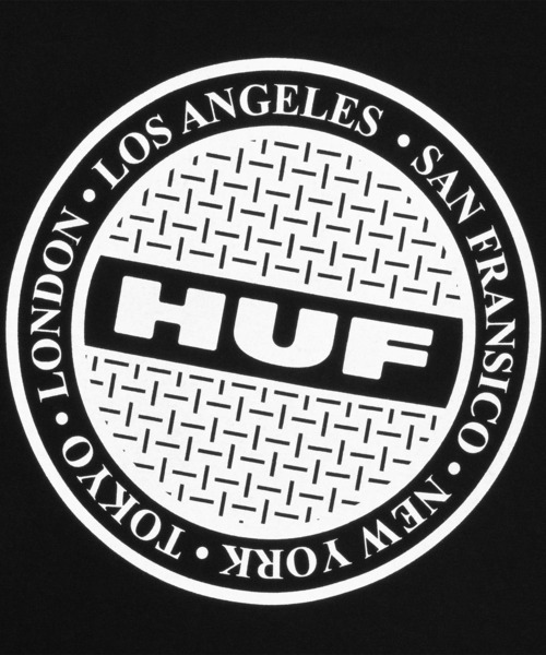 HUF(ハフ)の「MANHOLE TEE / HUF ハフ 半袖 プリントTシャツ(Tシャツ/カットソー・メンズ・ネイビー/ブラック/ホワイト・XX-LARGE/X-LARGE/LARGE/MEDIUM/SMALL)」の17枚目の写真