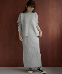 URBAN RESEARCH Sonny Label | トップス×スカートニットセットアップ(ワンピース)