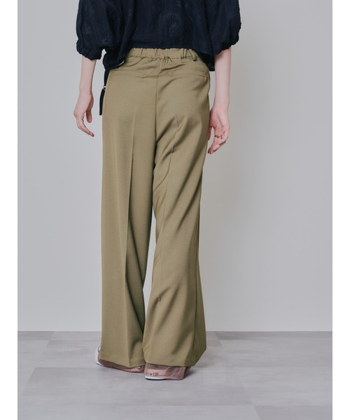 TEVALT（ヴァレット）の「ヘムシアーパンツ（チノパンツ・レディース・チャコール/カーキ/ブラック・38）」の7枚目の写真