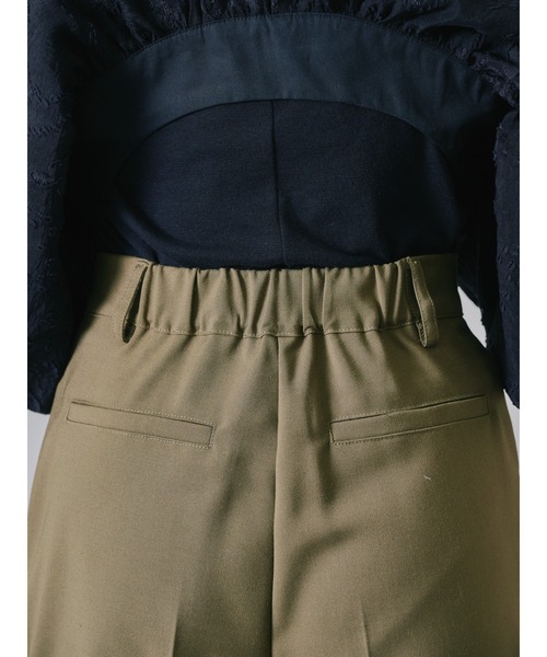 TEVALT（ヴァレット）の「ヘムシアーパンツ（チノパンツ・レディース・チャコール/カーキ/ブラック・38）」の13枚目の写真