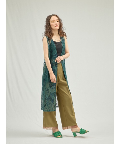 TEVALT（ヴァレット）の「ヘムシアーパンツ（チノパンツ・レディース・チャコール/カーキ/ブラック・38）」の22枚目の写真